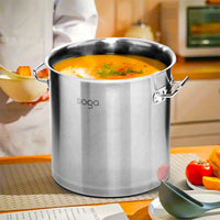 Stainless Steel 18/10 Stockpot Without Lid - 72 Liter - Notbrand