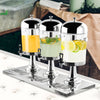 Triple Head Stainless Steel Juicer Dispenser - 24 Liter - Notbrand