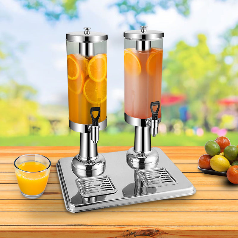 Dual Stainless Steel Beverage Dispenser - 6 Liter - Notbrand