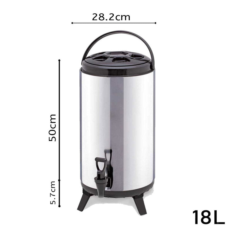 Portable Insulated Cold/Heat Dispenser - 18 Liter - Notbrand