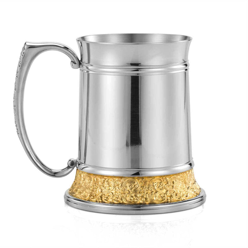 Royal Selangor Classic Expressions Gilt Tankard in Pewter - Large - Notbrand
