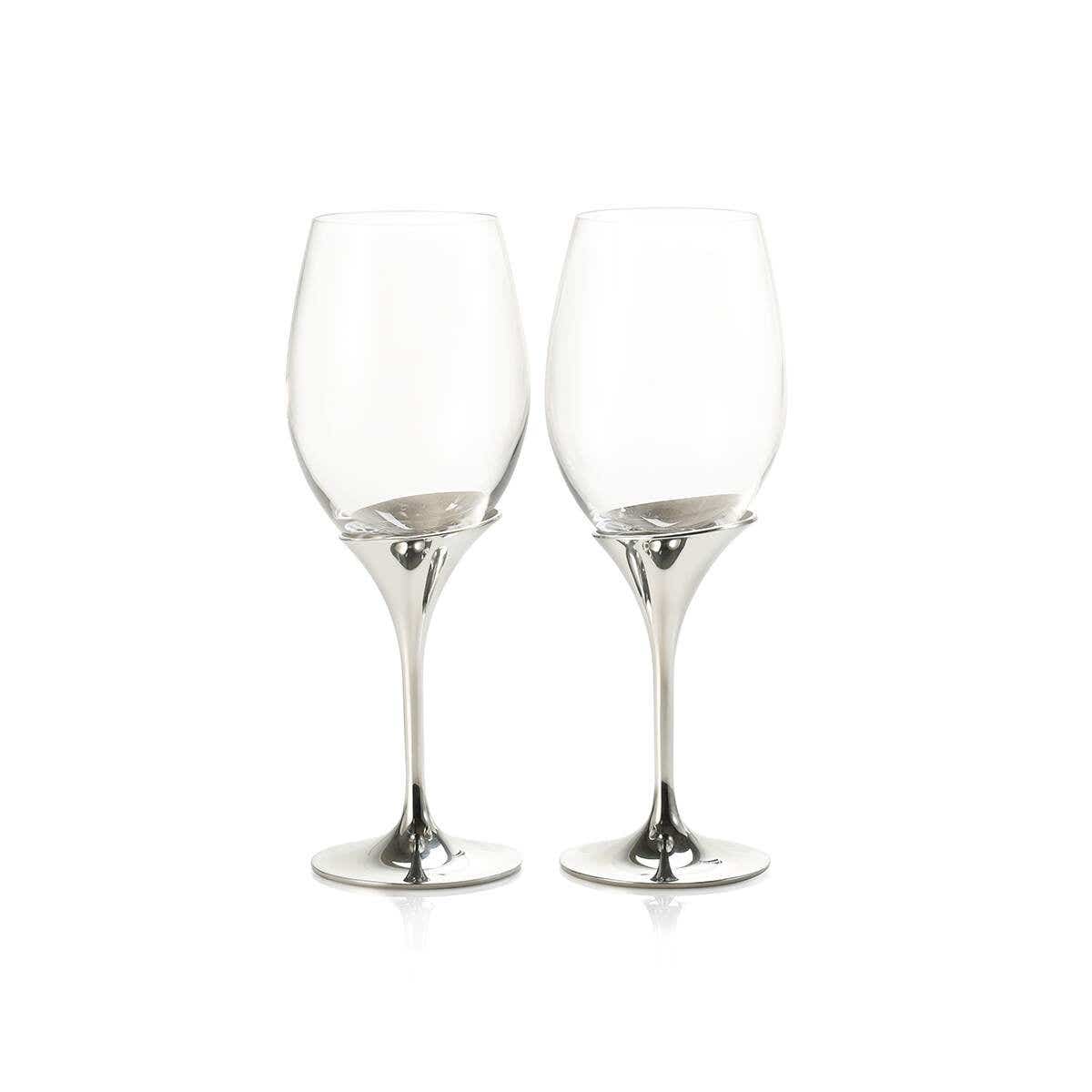 Royal Selangor Domaine White Wine Glass Pair - Pewter - Notbrand