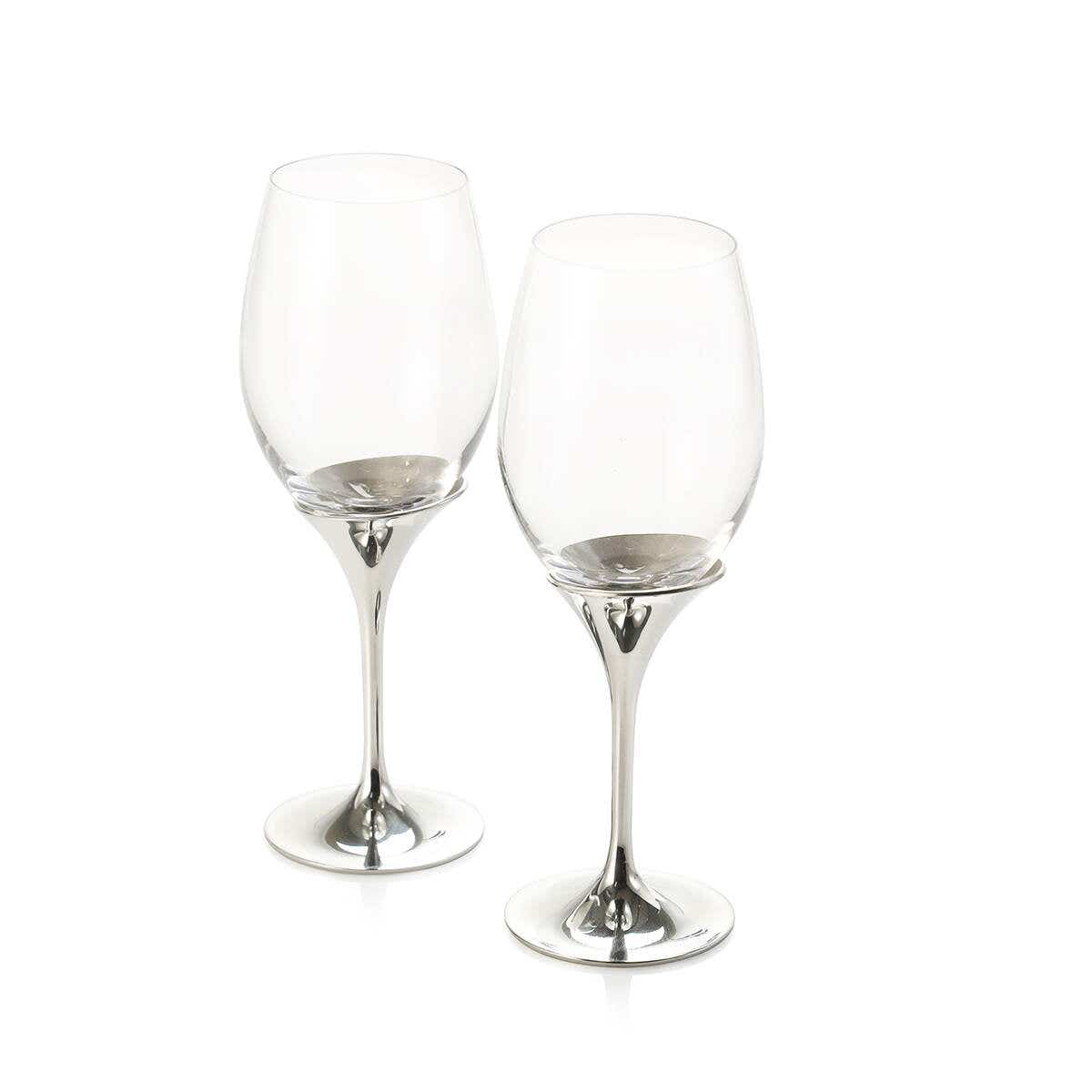 Royal Selangor Domaine White Wine Glass Pair - Pewter - Notbrand