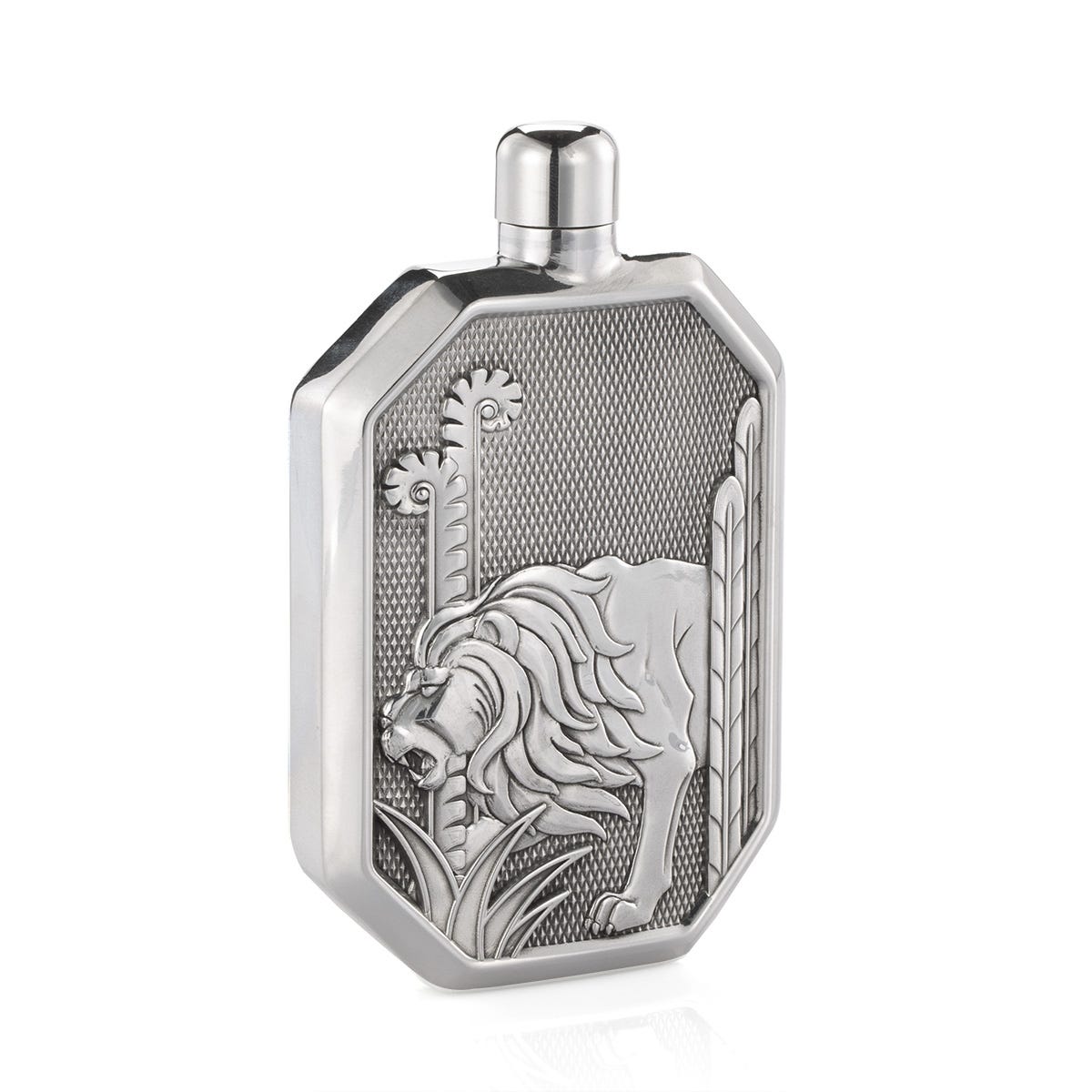 Royal Selangor Savannah Lion Hip Flask - LG - Notbrand