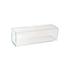 Crystal Glass Rectangle Low Rise Trough in Clear - Large - NotBrand