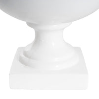 Fibreglass Garden Urn - Gloss White - Notbrand