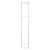 Tall Metal Pedestal Stand in White - 200cmH - Notbrand