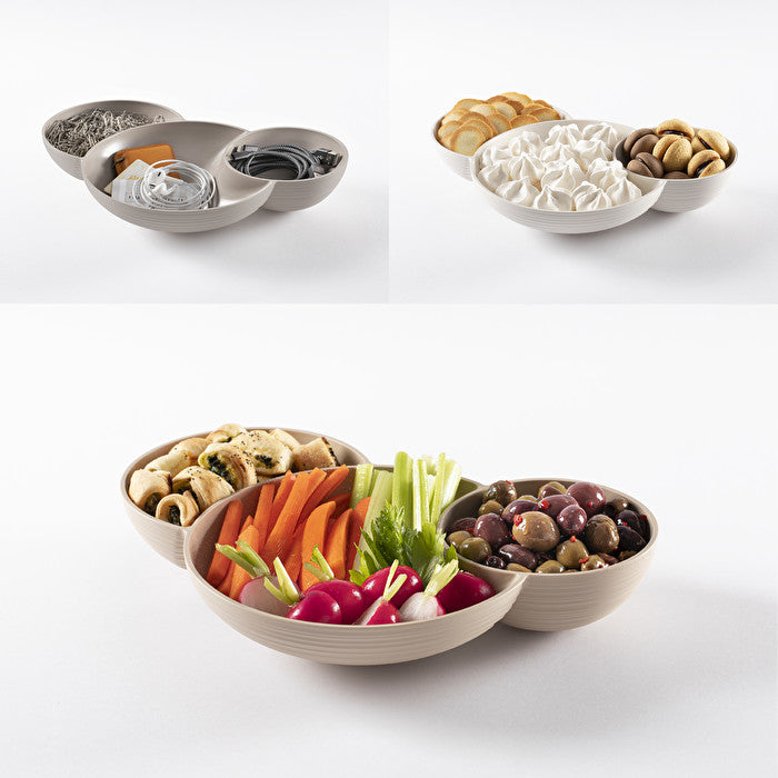 Earth Tierra Hors D'oeuvres Dish - Milk White - Notbrand