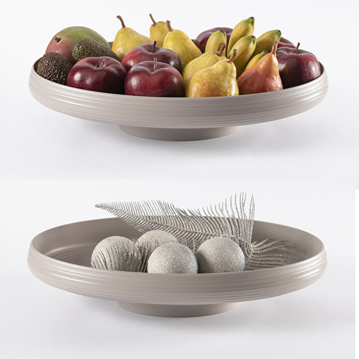 Earth Tierra Centerpiece Serving Bowl - Taupe - Notbrand