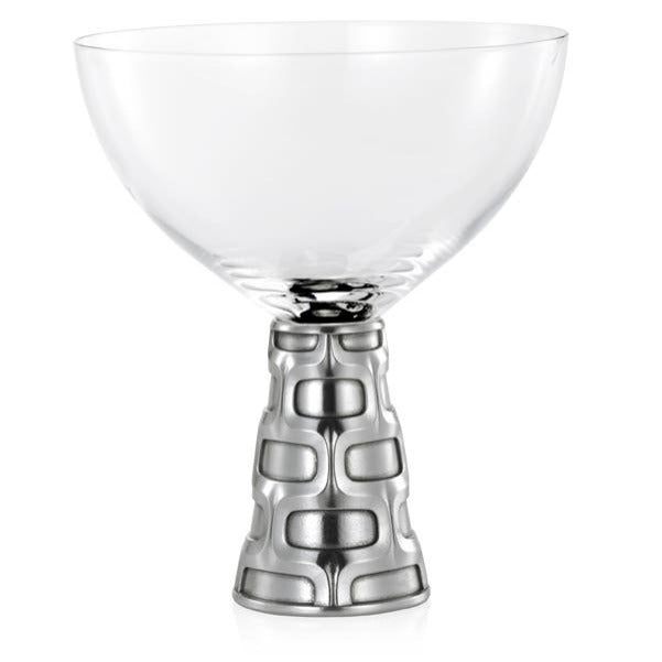 Royal Selangor Cell Motif Champagne Coupe - Pewter - Notbrand