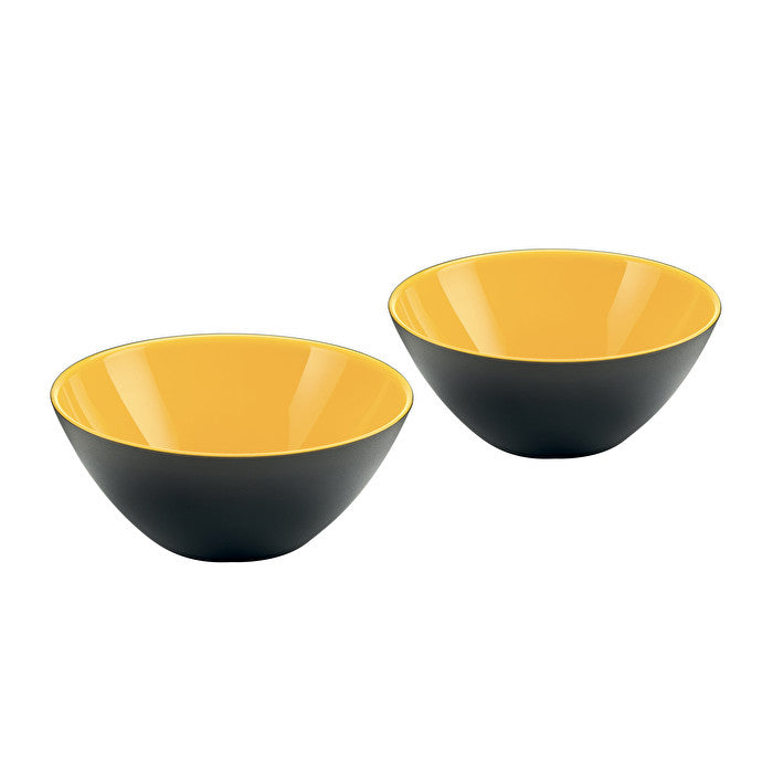 Set of 2 My Fusion Bowl in Yellow & Black - 260ml - Notbrand