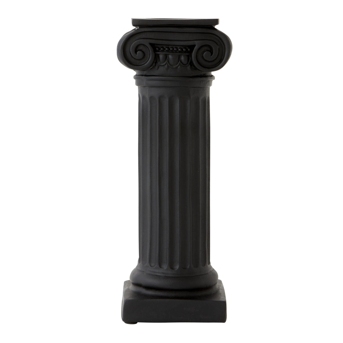 Thin Pillar Candle Holder in Black - Large - Notbrand