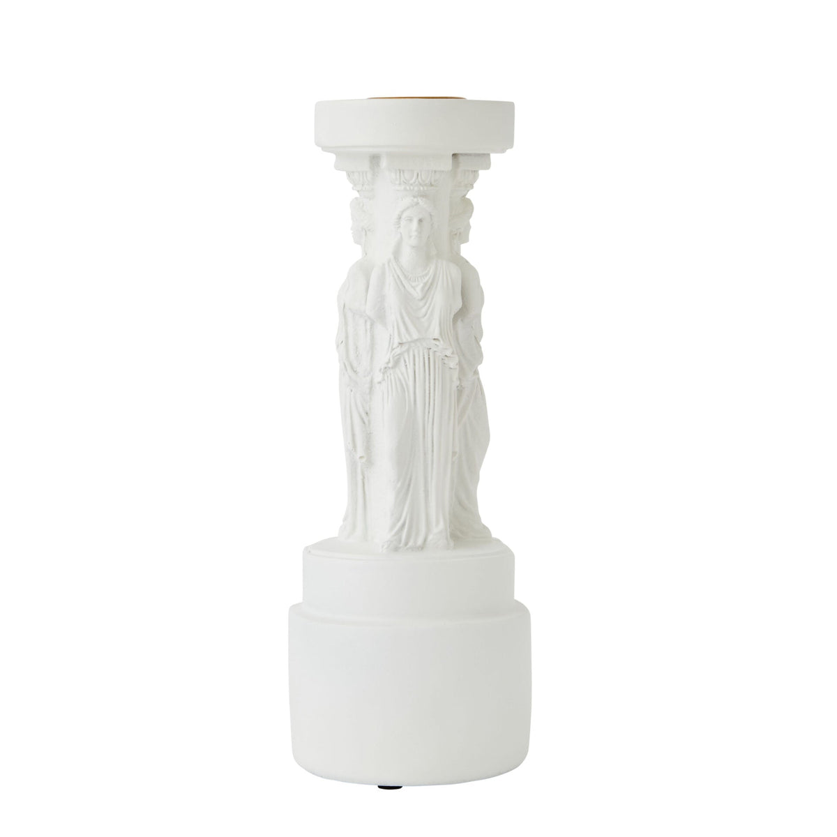 Roman Male Candle Holder - White - Notbrand