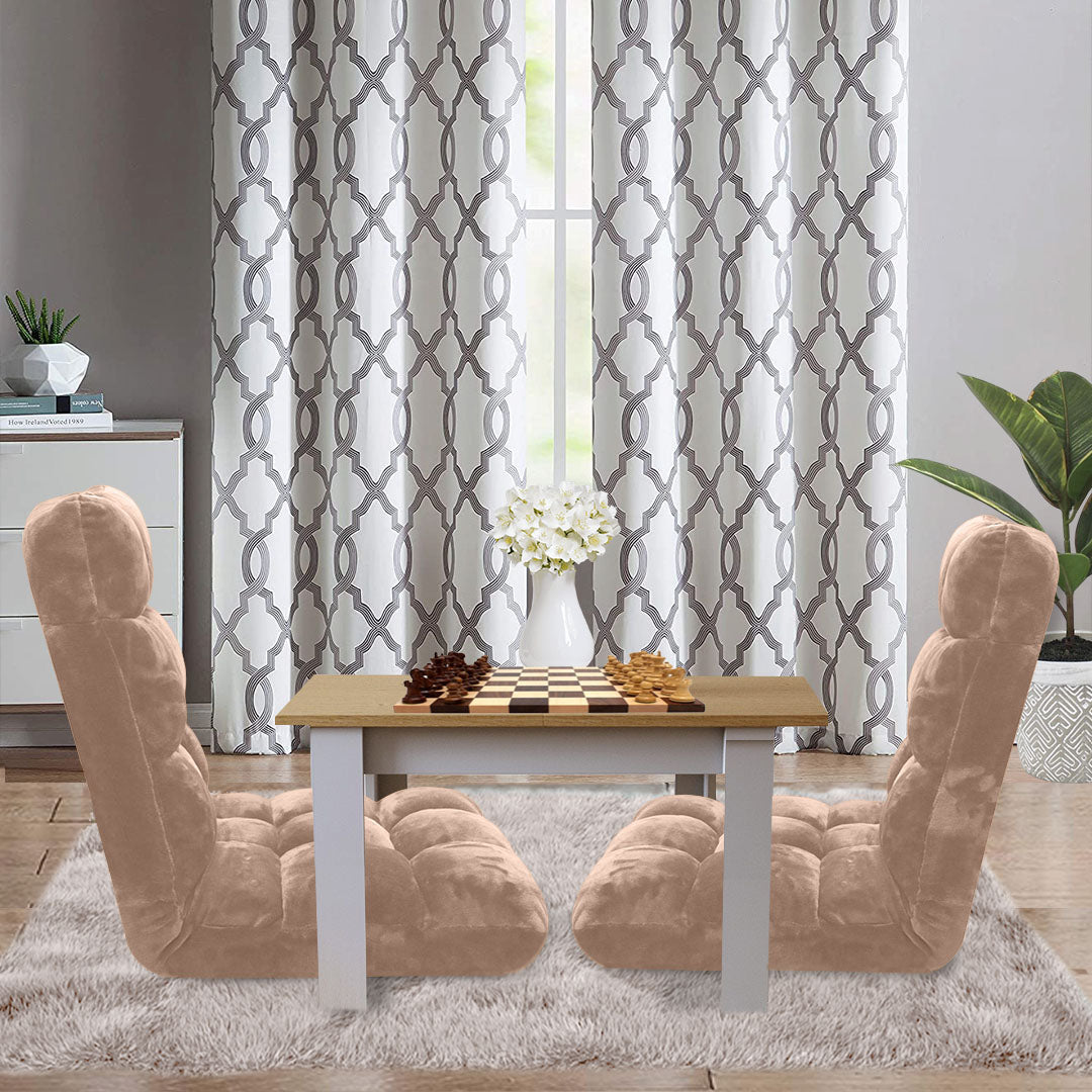 Floor Recliner Lounge Sofa Cushion - Light Apricot - Notbrand