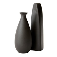 Porcelain Blossom Vase in Granite - 20cm - Notbrand