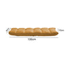 Air Leather Floor Recliner Sofa Cushion - Yellow - Notbrand