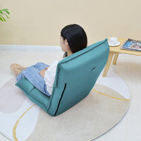Air Leather Floor Recliner Chair - Green - Notbrand