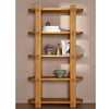 Zaviar Petite Henderson Wooden Bookshelf - Oak - Notbrand