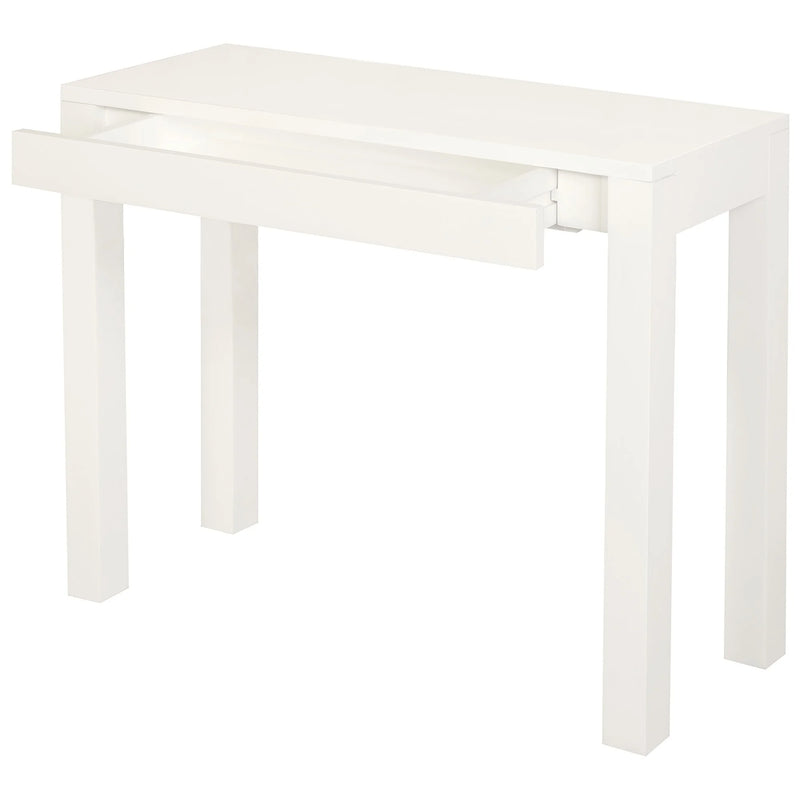 Amsterdam Timber 1 Drawer Console Table - White - Notbrand