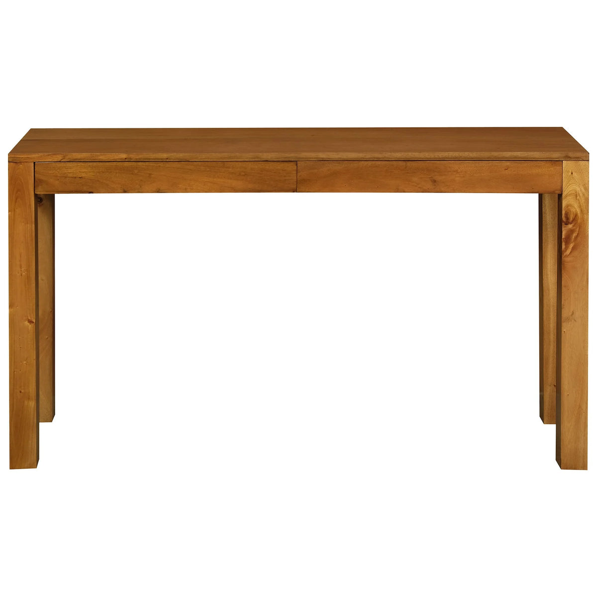 Amsterdam Timber 2 Drawers Console Table - Light Pecan - Notbrand