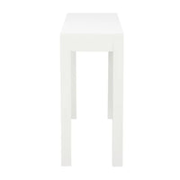 Amsterdam Timber 2 Drawers Console Table - White - Notbrand