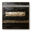 Archi Abstract Hand Painted Wall Art - Black & Gold - Notbrand