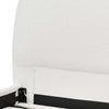 Ntumba Bed Frame in Cream White Boucle - Queen - NotBrand