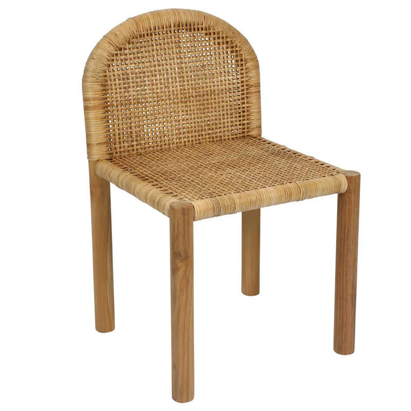 Caden Wooden Dining Chair - Natural-Notbrand