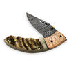 Cendis Hand Made Damascus Steel Hunting Pocket Knife - Notbrand