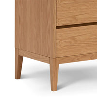 Eyob 3 Drawers Dresser Unit - Natural Oak - NotBrand