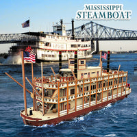 Mississipi Steamboat Ship 3D Model Building Puzzle - Notbrand