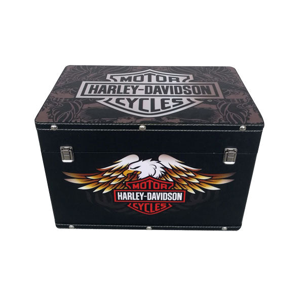 Set of 5 Harley Davidson Trunks Storage Boxes - NotBrand