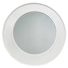 Magnus White Metal Framed Round Wall Mirror - 100cm - Notbrand