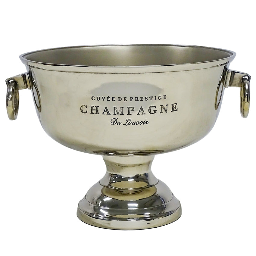 Polo Metal Champagne Cooler - Shiny Nickel - Notbrand