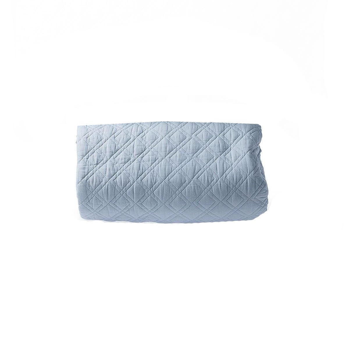 Watson Diamond Cotton BedSpread - Sky Blue - Notbrand