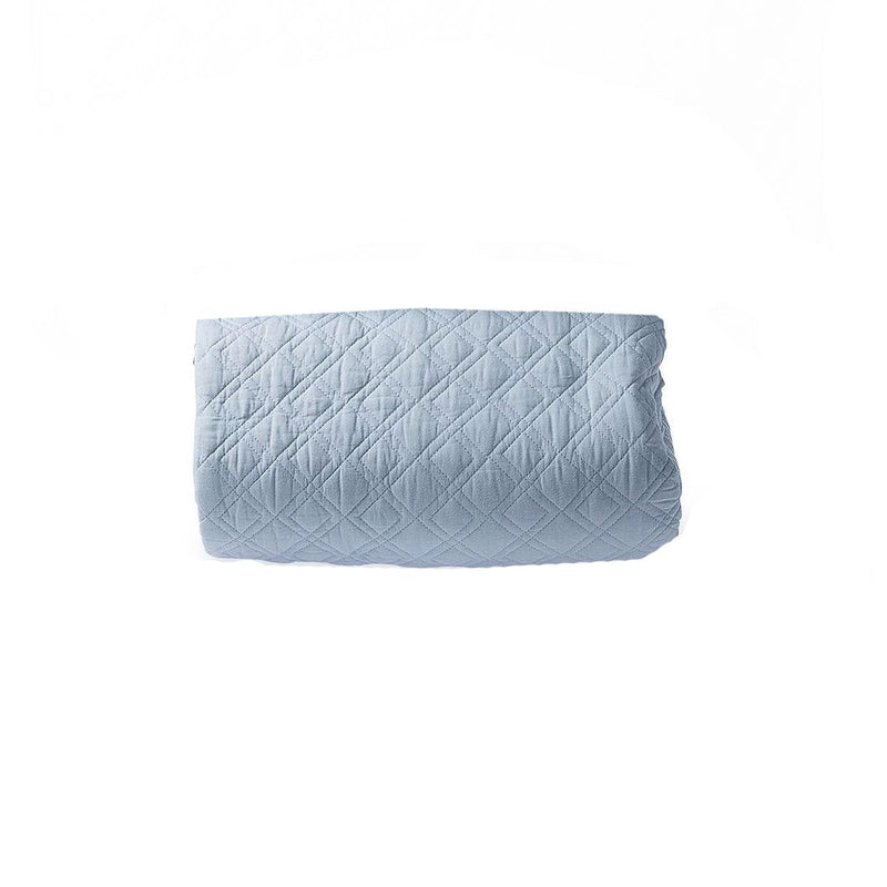 Watson Diamond Cotton BedSpread - Sky Blue - Notbrand