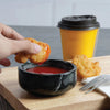 Squires Sauce Cups in Black & Coral - Set of 2 - Notbrand