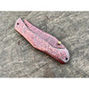 Merith Damascus Foldable Pocket Knife - Red - Notbrand