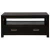 Paris Solid Timber 4 Drawer Coffee Table - Chocolate - Notbrand