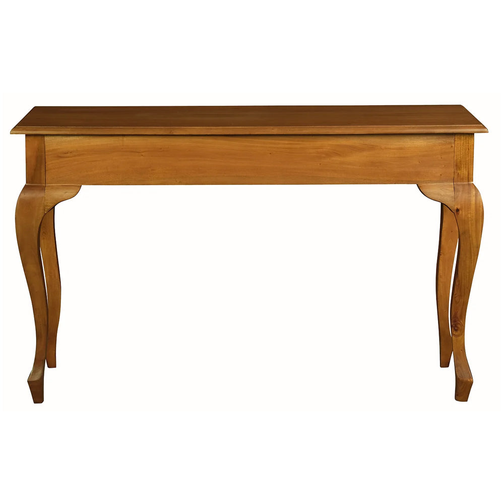 Queen Ann Timber 2 Drawer Sofa Table - Light Pecan - Notbrand