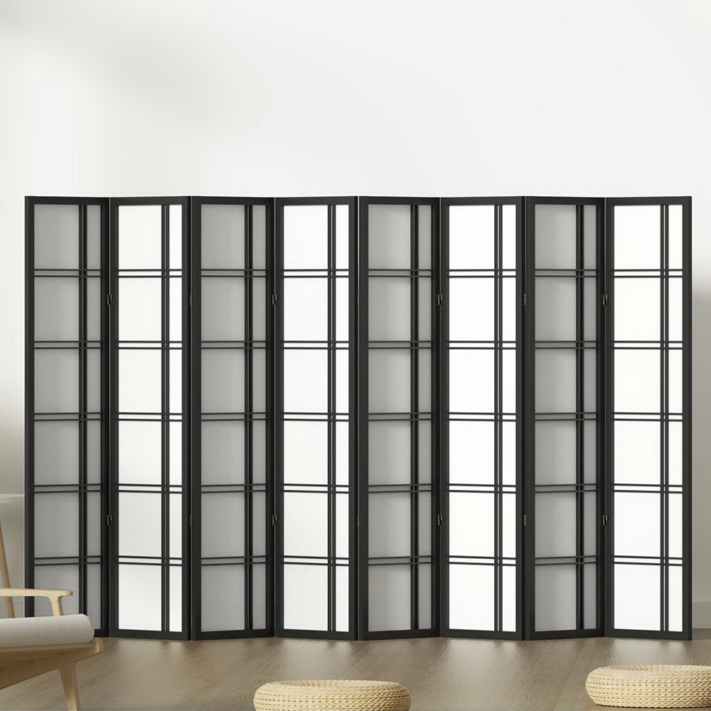 Artiss 6 Panel Wood Room Divider - Nova White - Notbrand