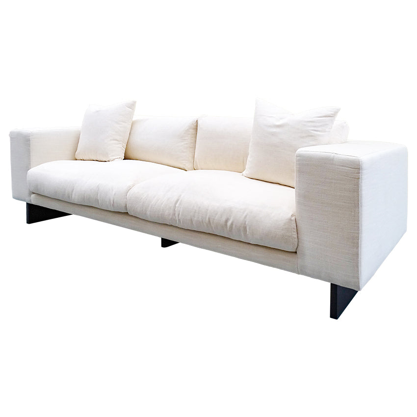 Alana 3 Seater Sofa - Sienna White - Notbrand