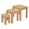 Set of 3 Amsterdam Timber Nested Table - Natural - Notbrand