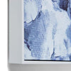 Snowy Canvas Wall Art - Blue & Silver - Notbrand