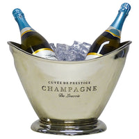 Triomphe Metal Champagne Cooler - Shiny Nickel - Notbrand