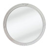 French Provincial Ornate Round Mirror - White - Notbrand