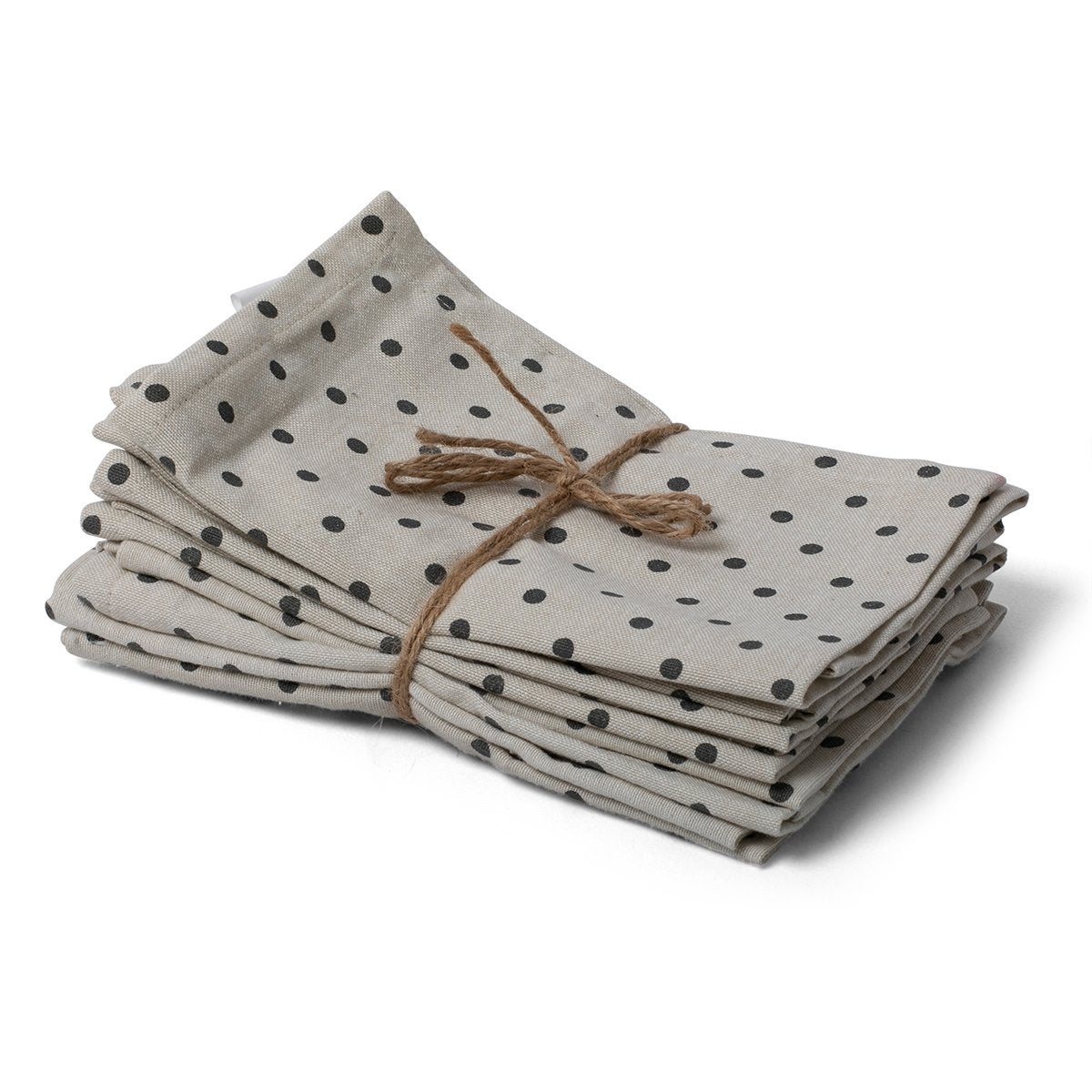 Handloom Cotton Natural Woven Napkins - Set of 4 - Notbrand
