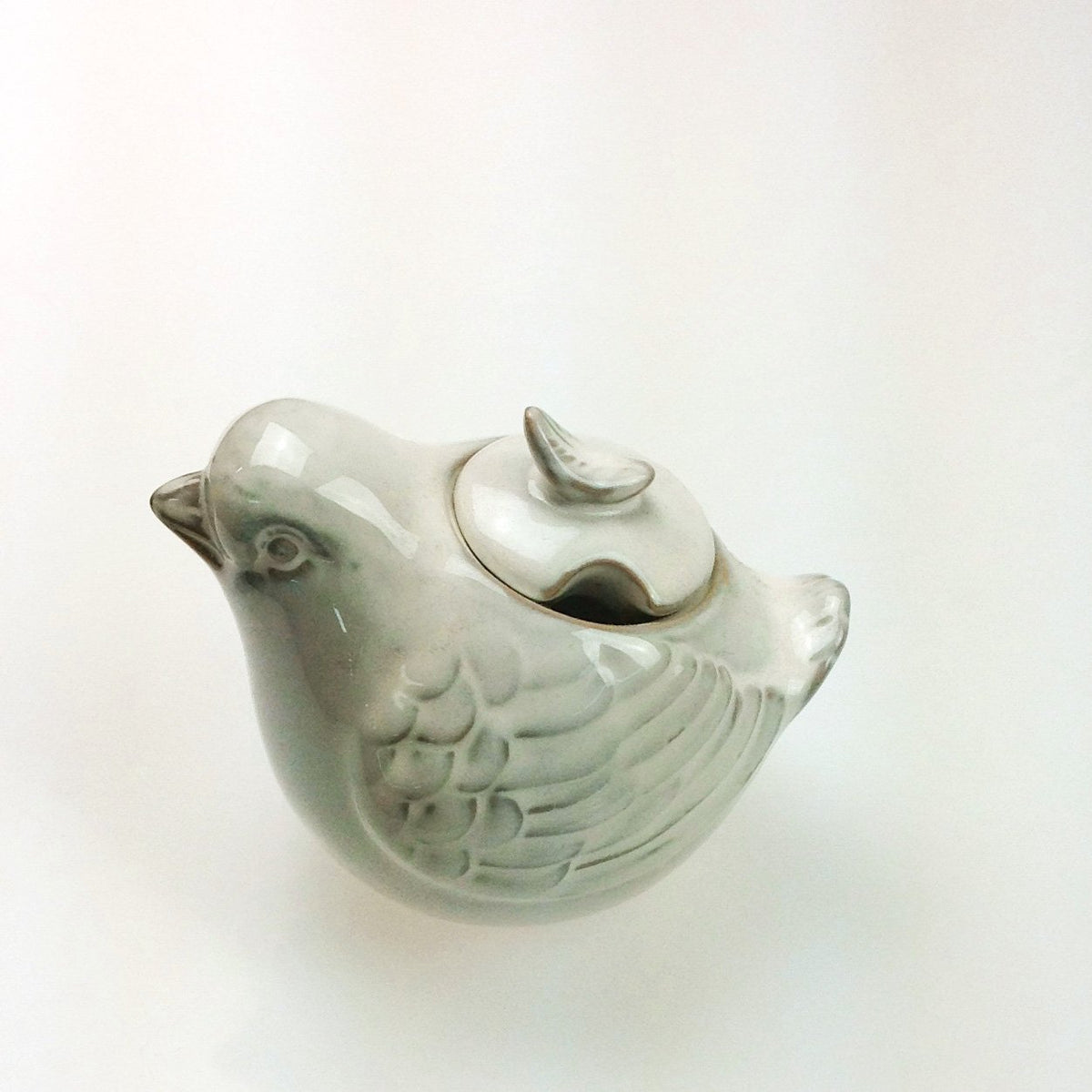 Topino Bird Shape Sugar Pot - 8.5cmH - Notbrand