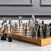 Royal Selangor British Museum Lewis Chess Set - Pewter - Notbrand