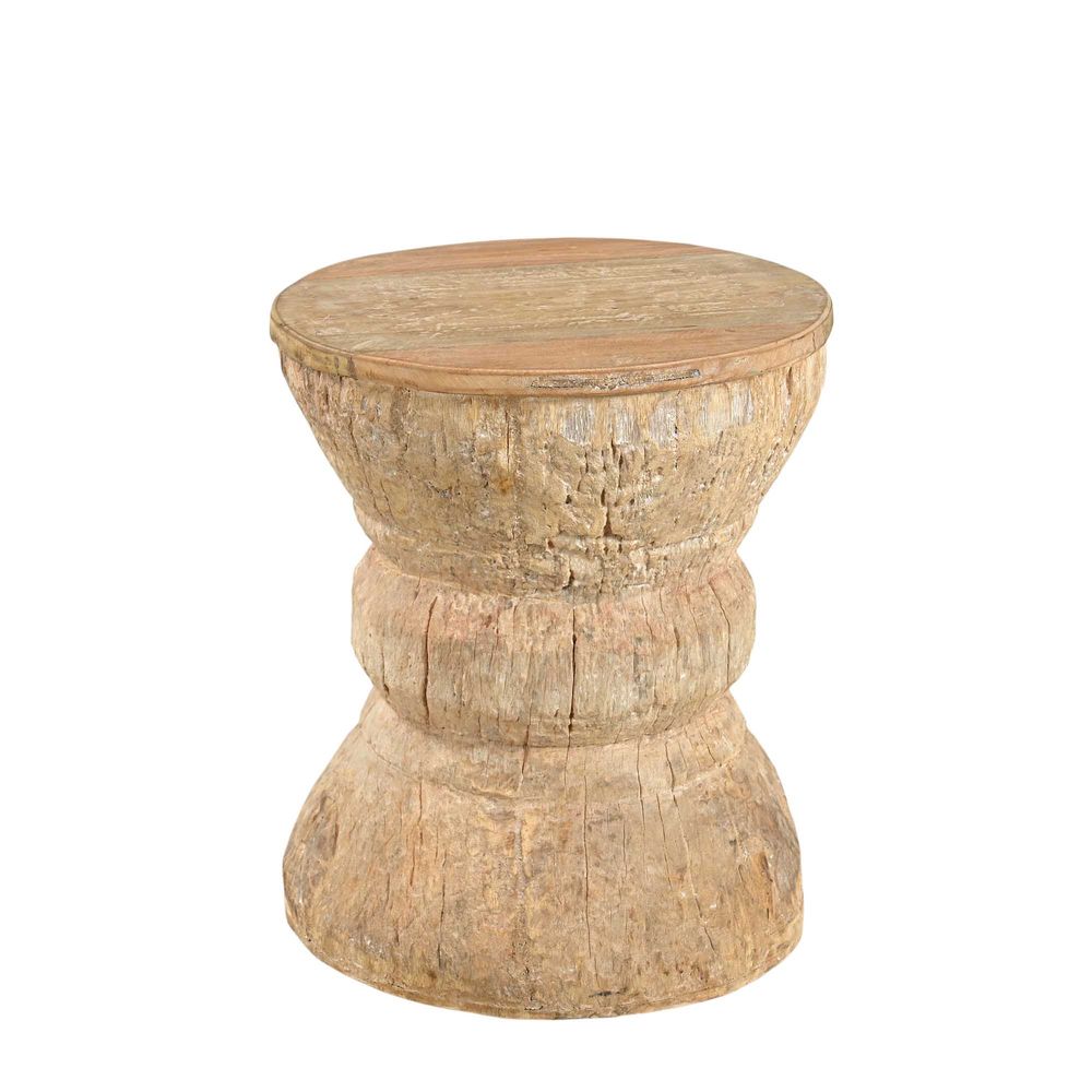 Jegg Reclaimed Wooden Stool - Natural - Notbrand